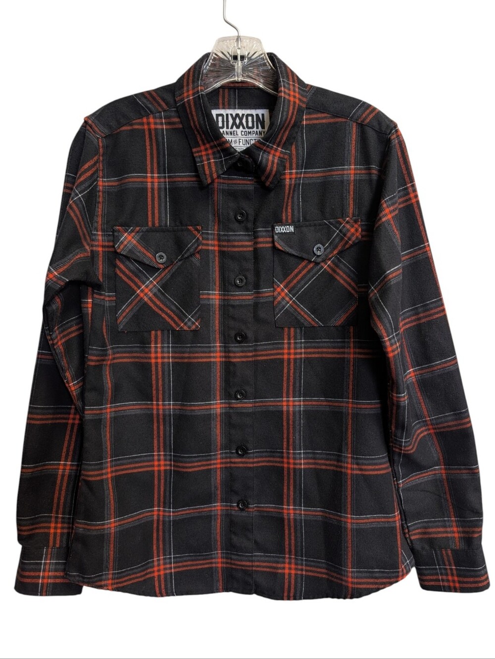 Dixxon Flannel Women's Medium Plaid Red Black Form And Function